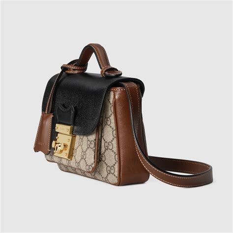 gucci mini padlock belt bag|authentic gucci padlock bag.